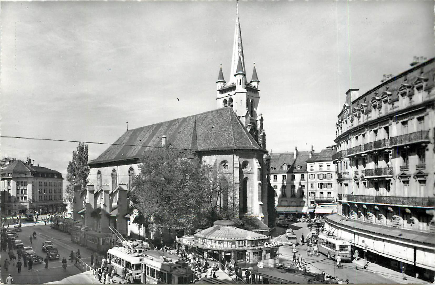 CPM Lausanne place et eglise St Francois 