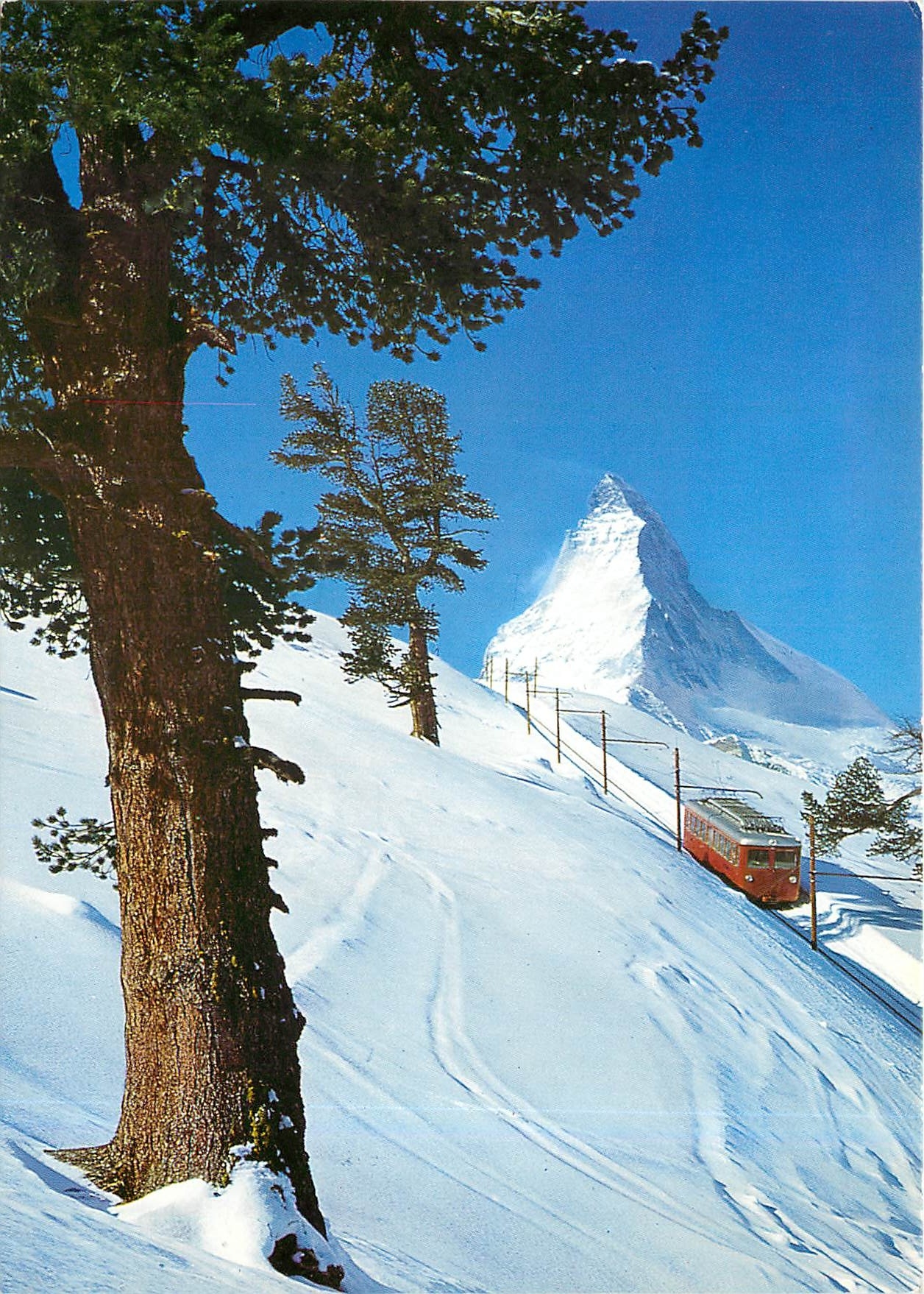 CPM Zermatt Gornergratbahn mit Matterhorn