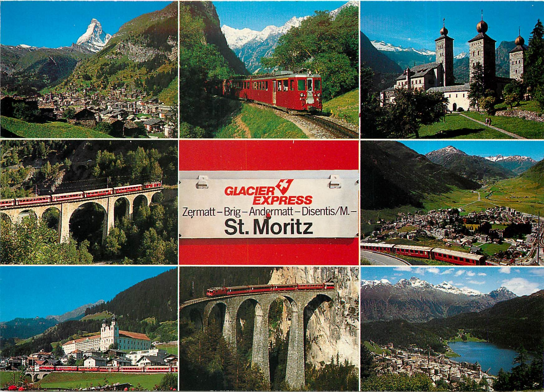 CPM Glacier Express Zermatt St Moritz 