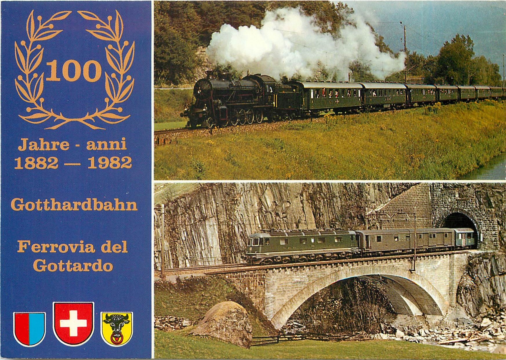 CPM Switzerland Jahre Gotthardbahn 