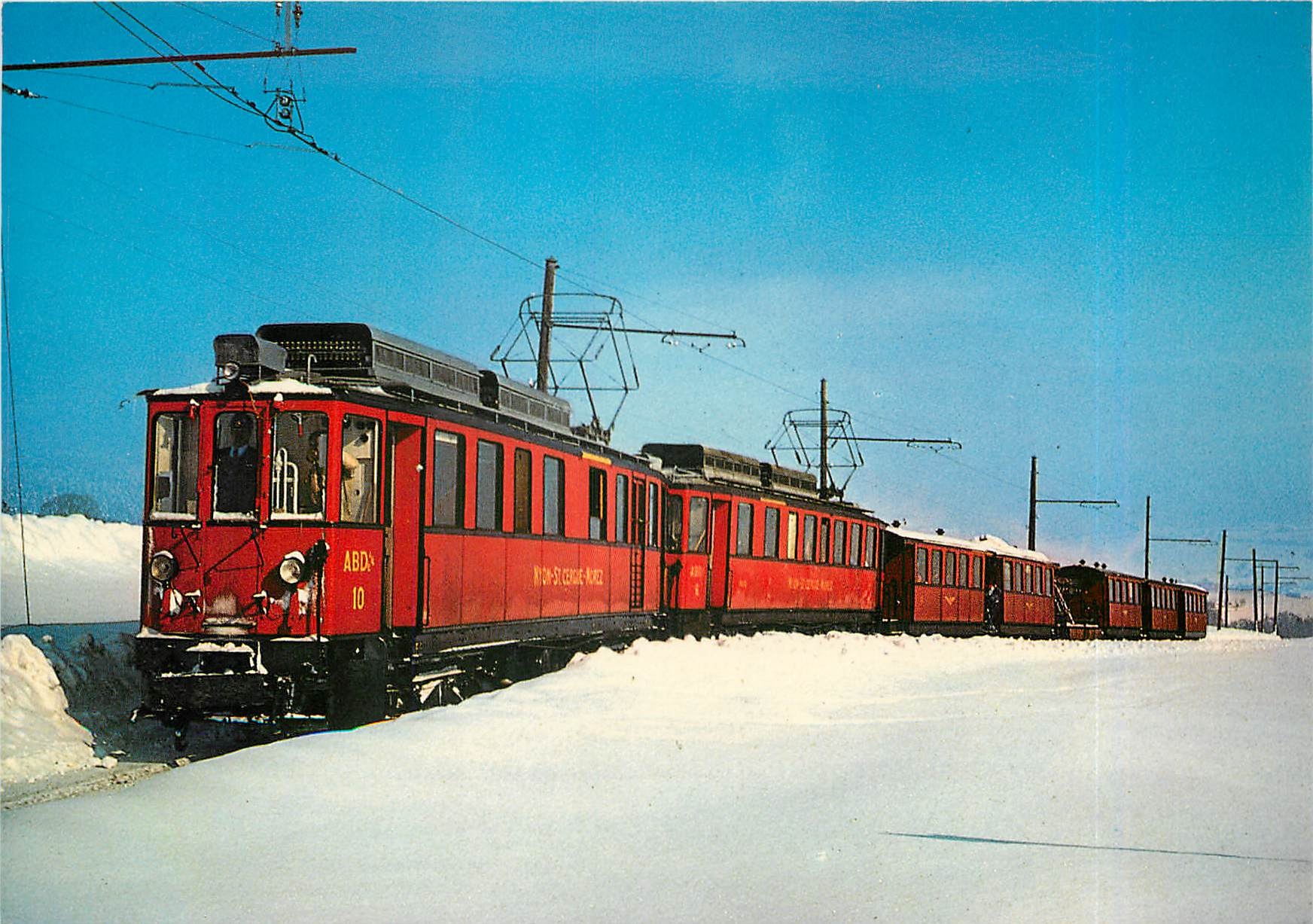 CPM Nyon St Cergue Morez 