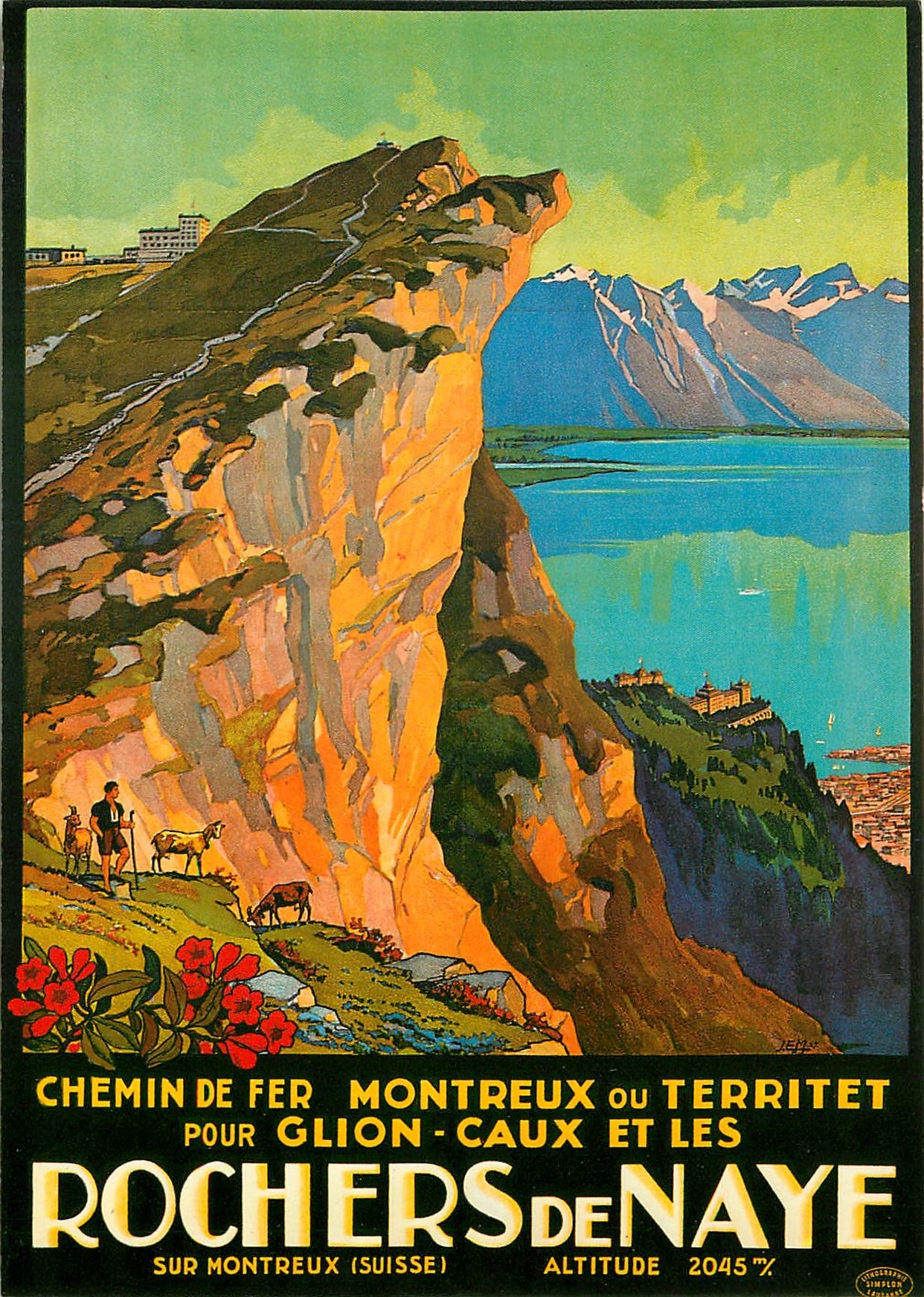CPM Rochers de Naye sur Montreux Suisse 