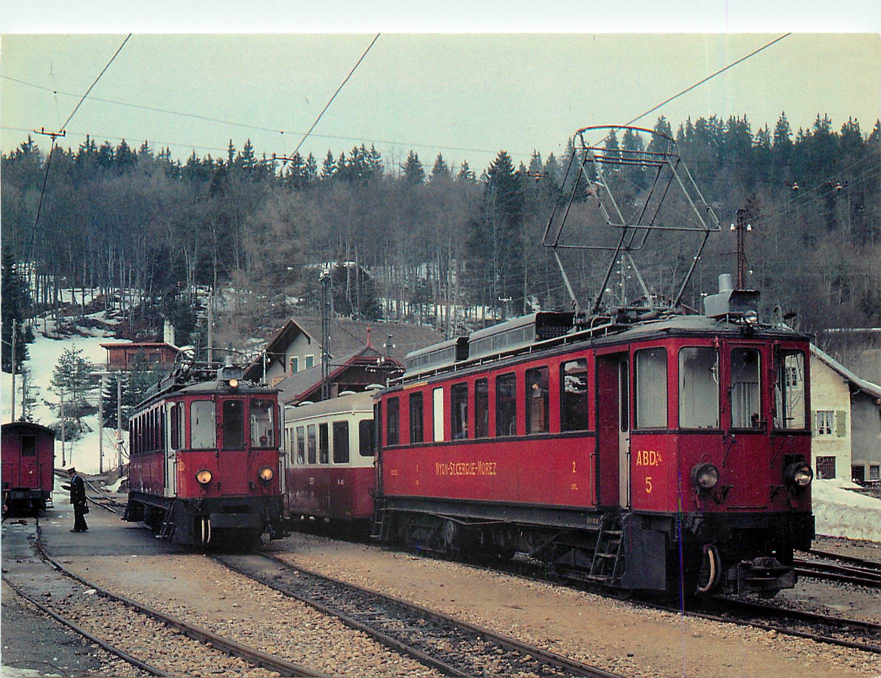 CPM Nyon St Cergue Morez Bahn 