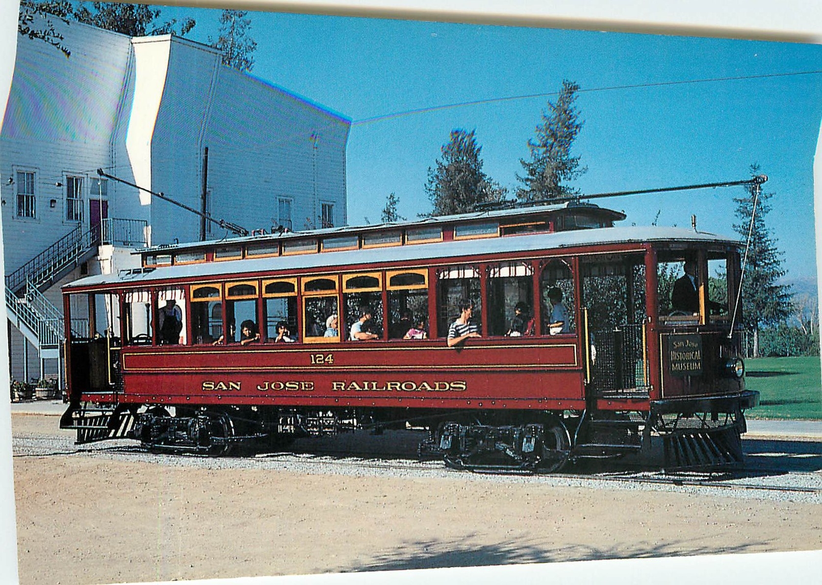CPM San Jose Railroad Trolly Car 