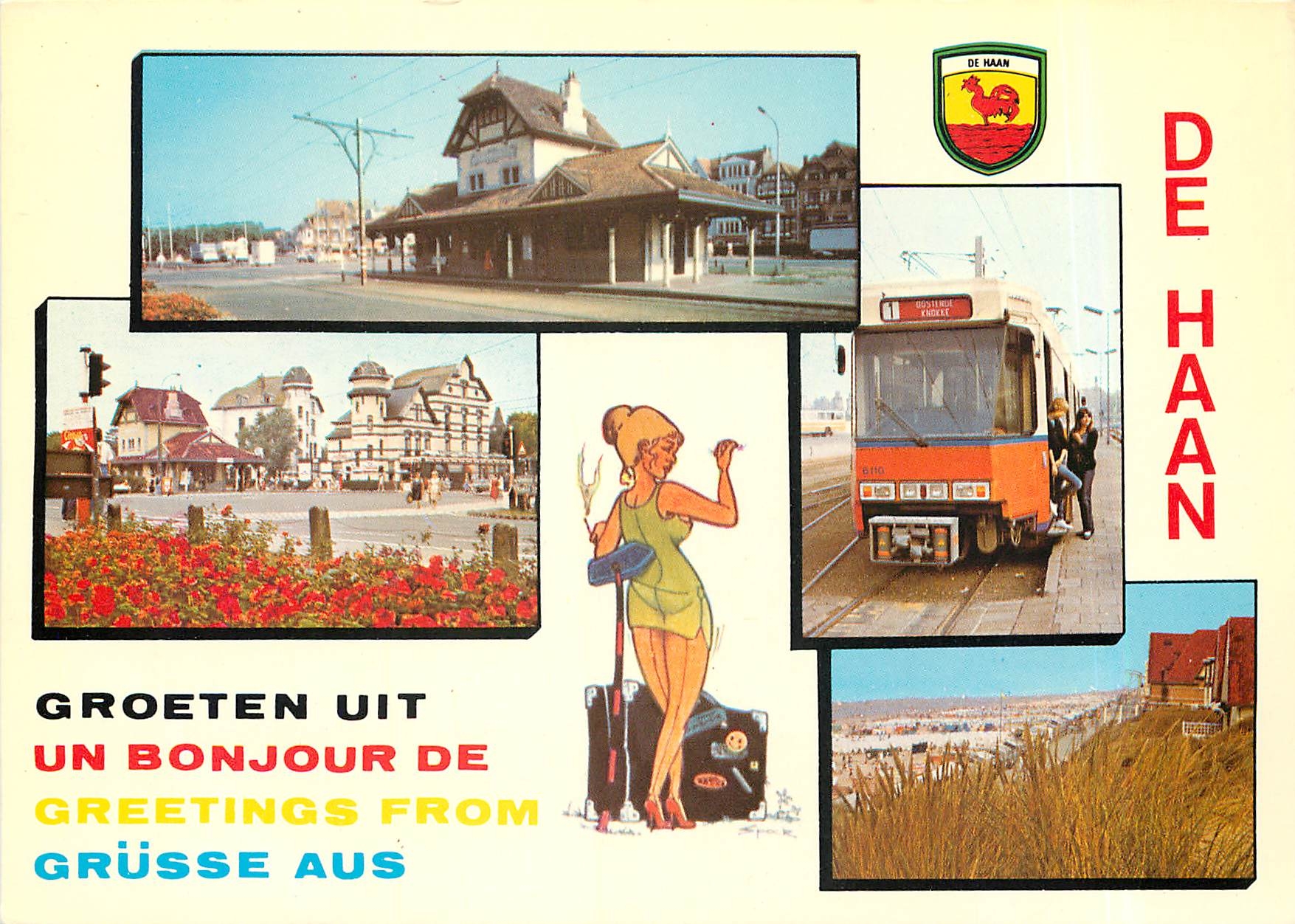 CPM Greetings from Grusse Aus De Haan