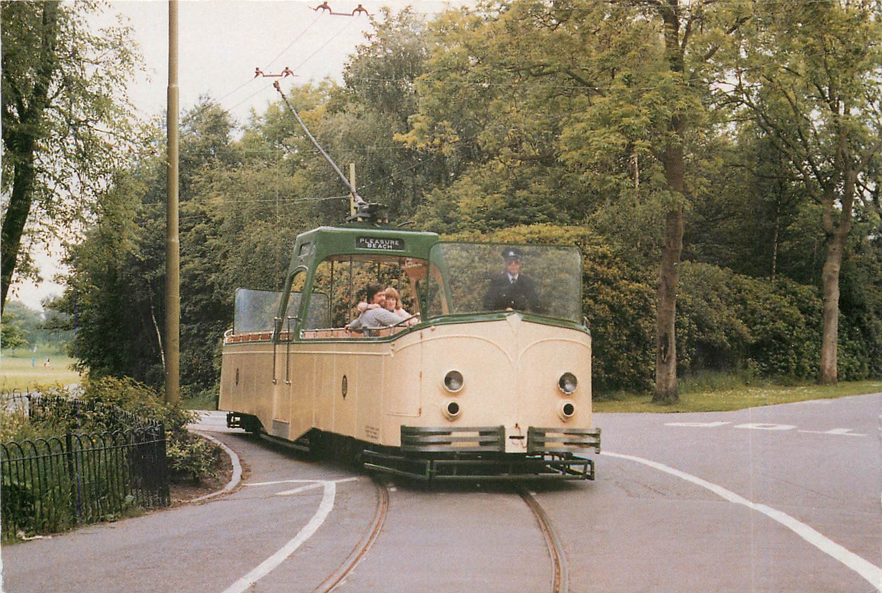 CPM Blackpool open boat tramcar 