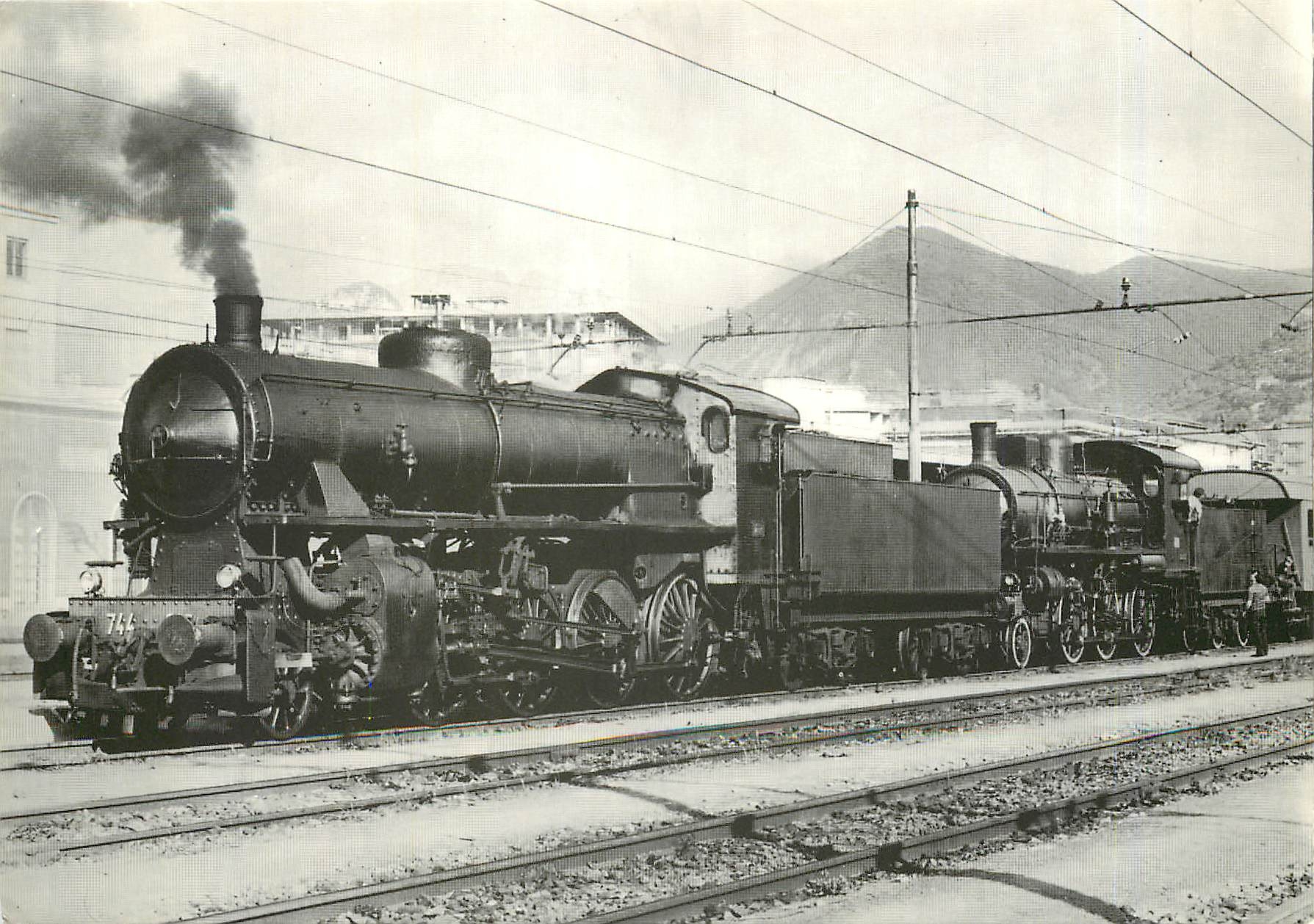 CPM Locomotiva CA Trifase FS Gr E 744 015