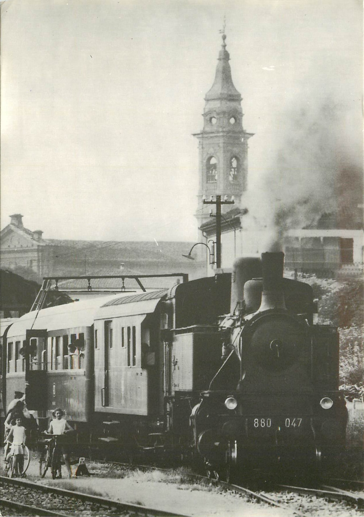 CPM Locomotiva CA Trifase FS Gr E 880 047