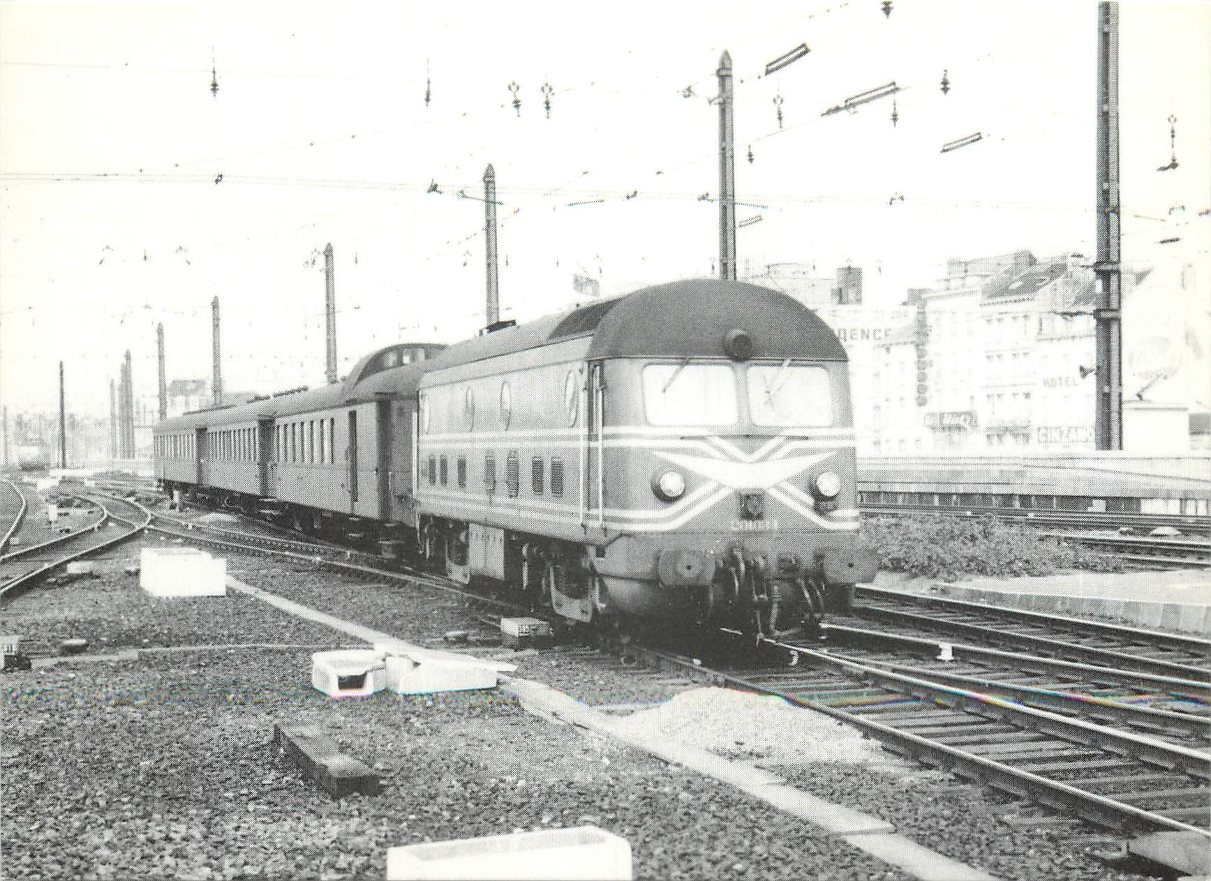 CPM Vapeurs Belges Bruxelles Midi