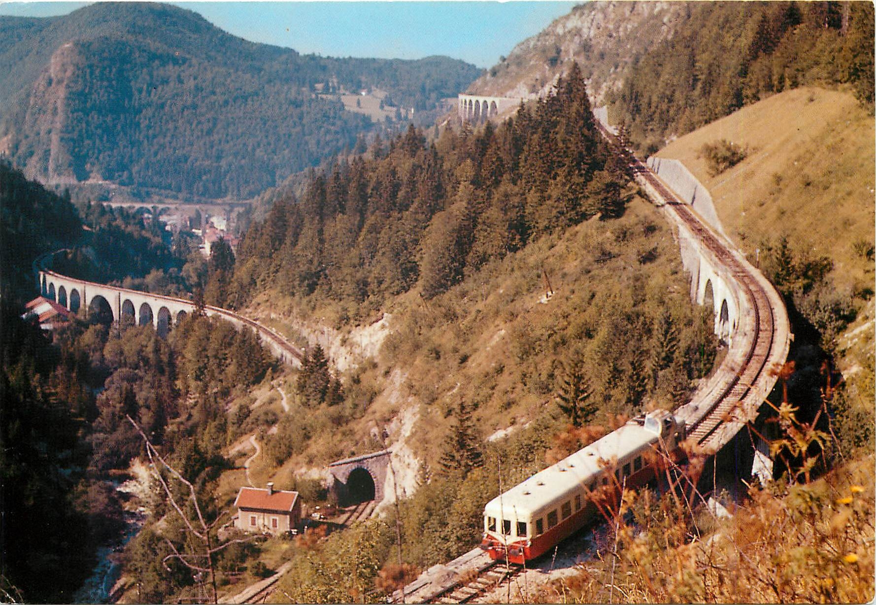 CPM Ter Morez Jura Les viaducs