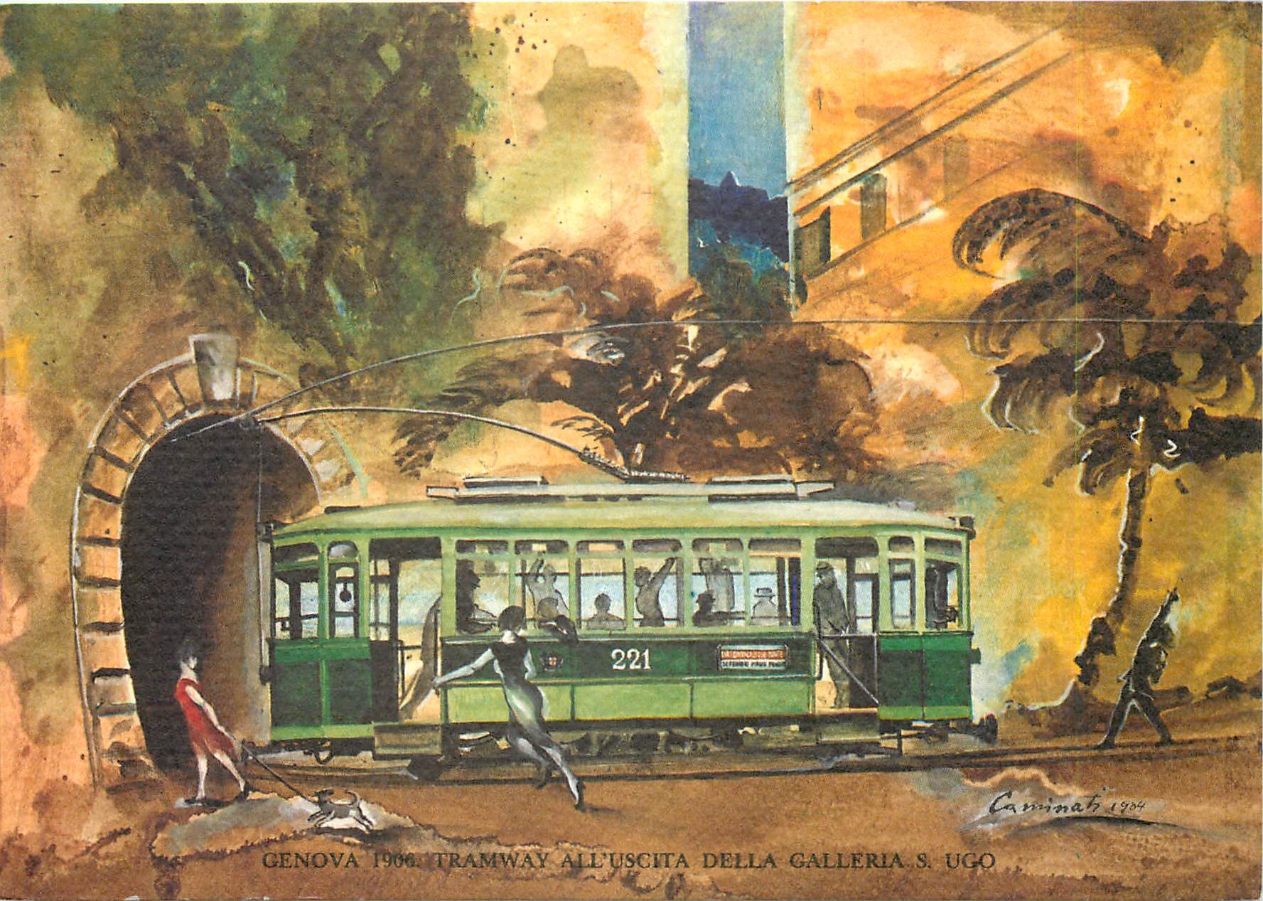 CPM Genova 1906 Tramway 