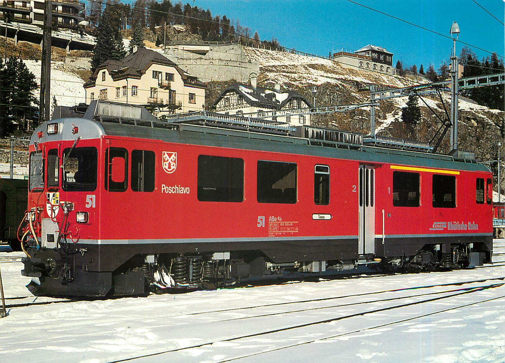 CPM Rhaetian Railway Electric Motor Coach 