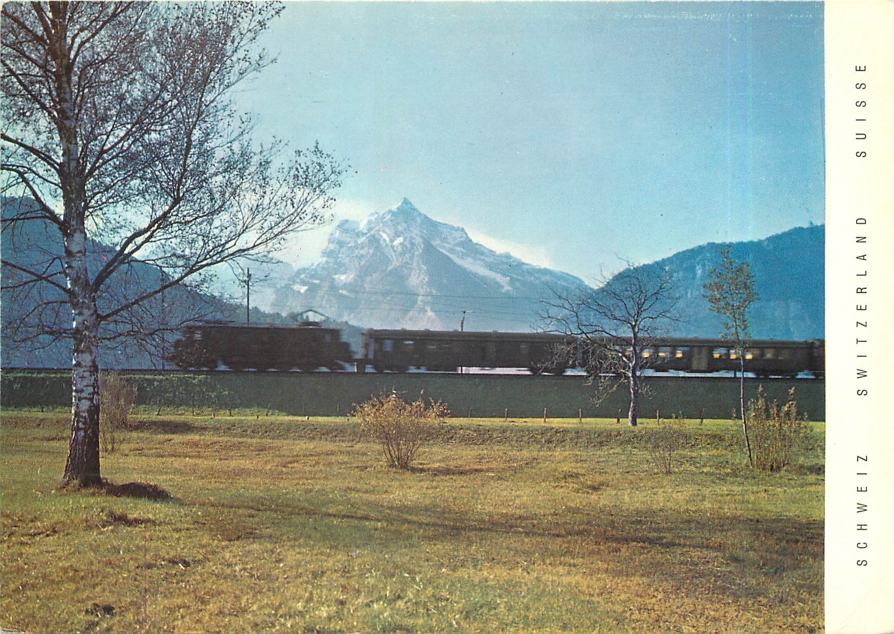 CPM Swiss Federal Railways Ligne Zurich Coire pres de Weesen