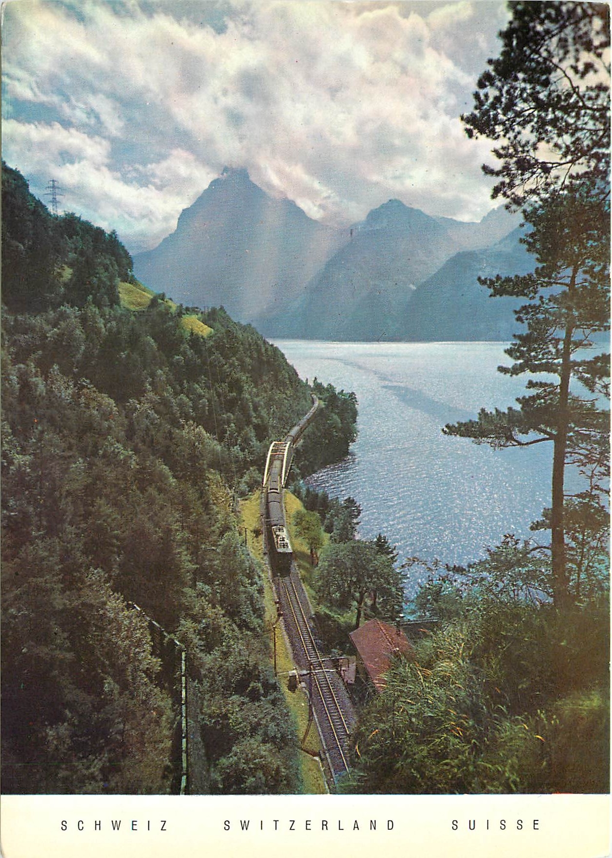 CPM Gotthard Line along the shores of Lake of Lucerne 