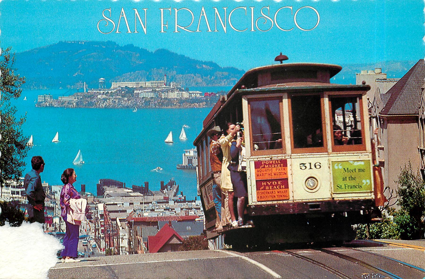 CPM Cable Car Hyde Street San Francisco Tramway