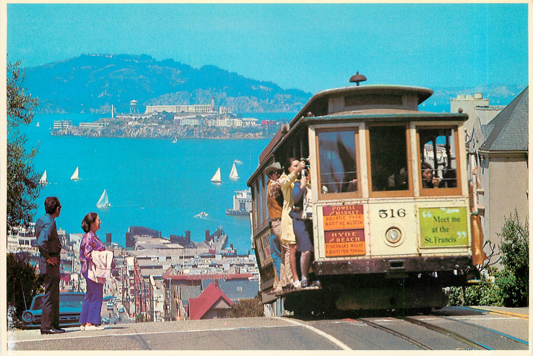 CPM Cable Car Hyde Street San Francisco 