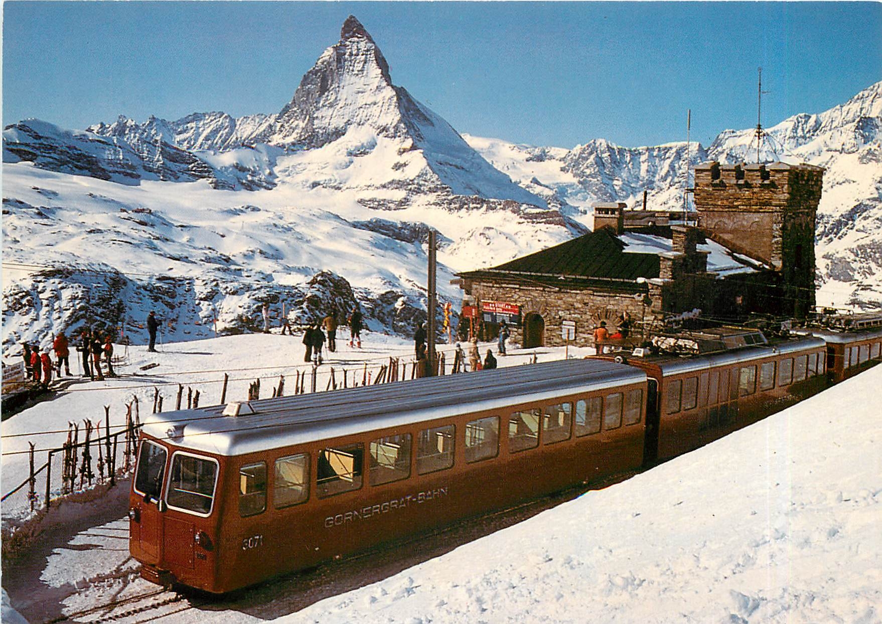 CPM Zermatt Station Gornergrat Matterhorn Dt Blanche