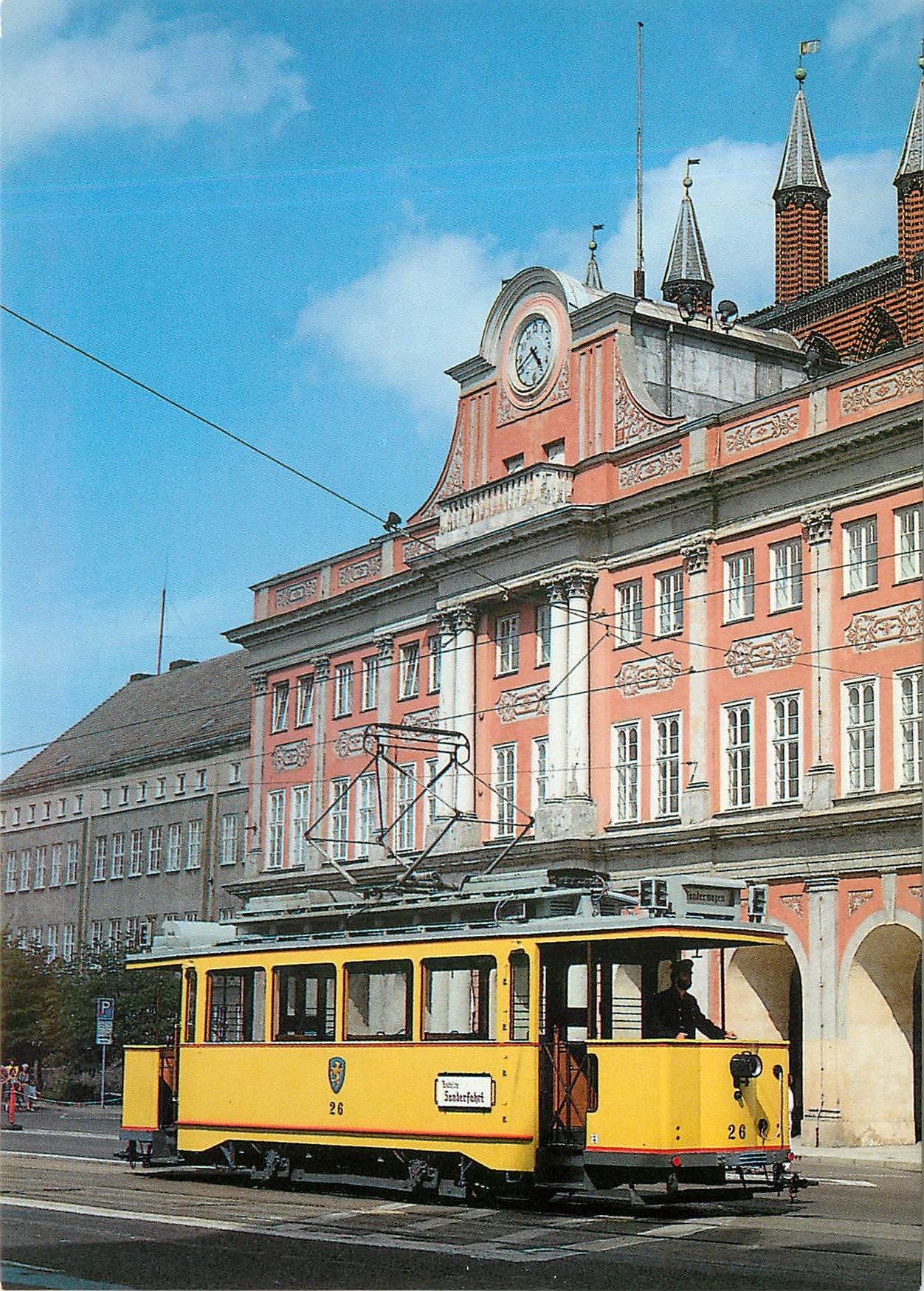 CPM Rostock Strasenbahn Triebwagen Baujahr 