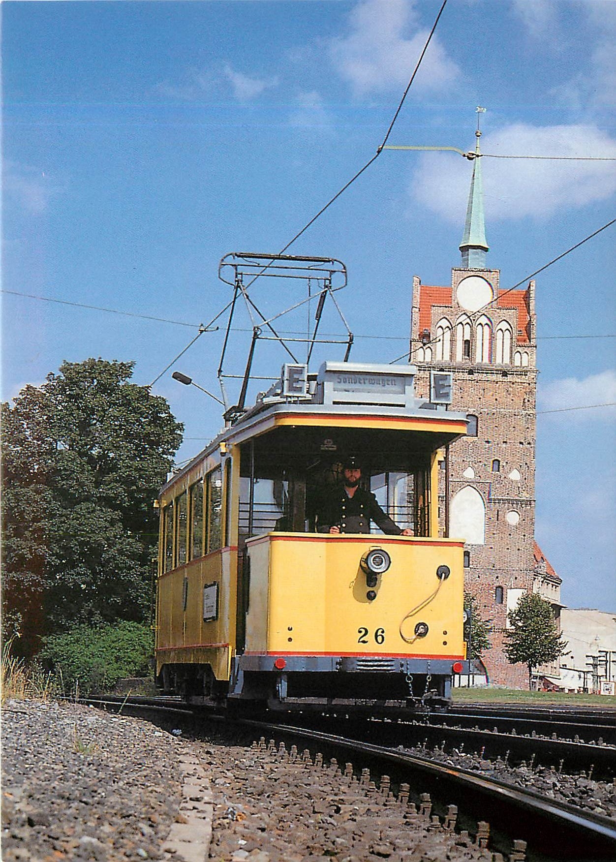CPM Rostock Strasenbahn Triebwagen Baujahr 