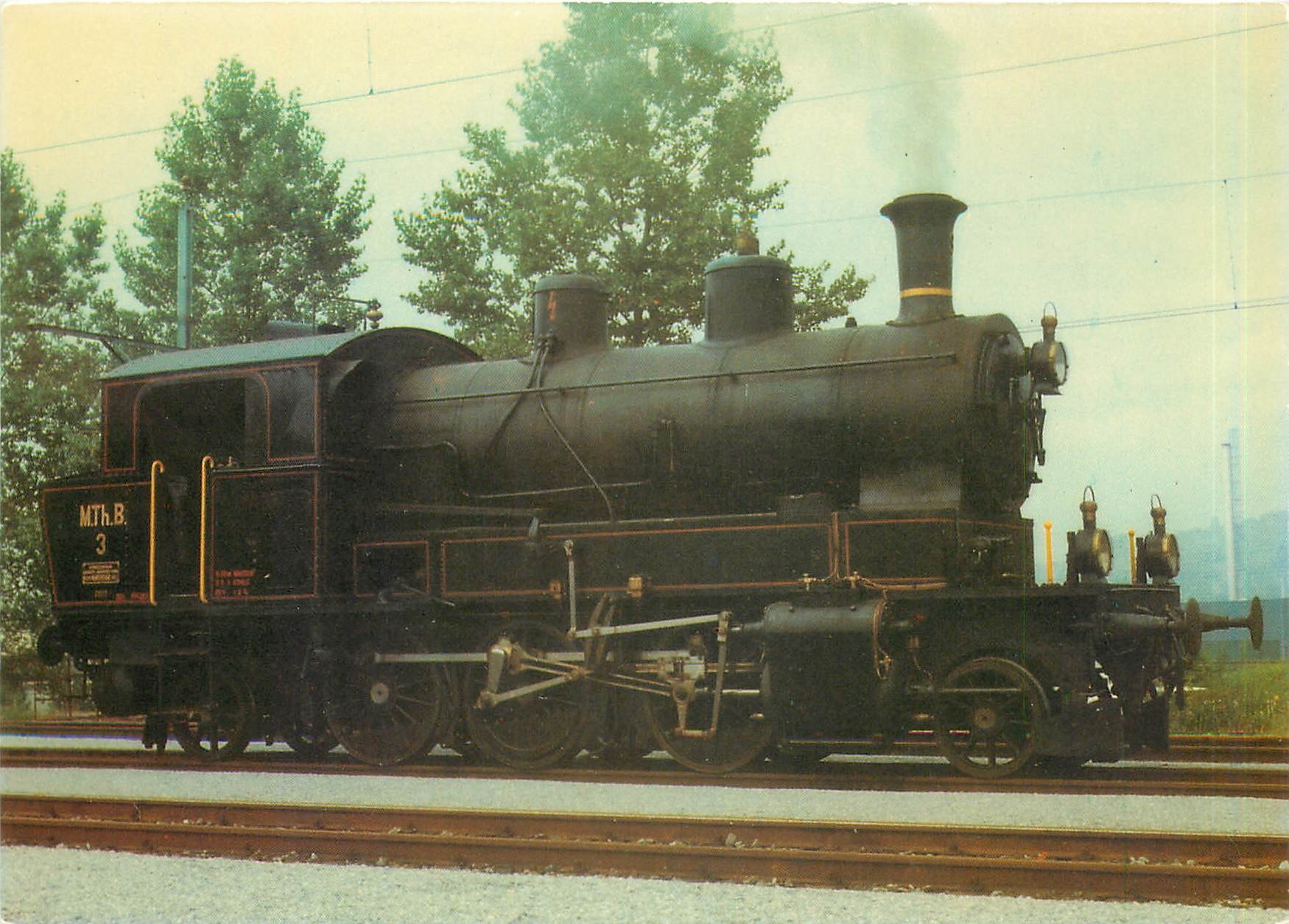 CPM Dampflock Mittel Thrugau Bahn nr 3