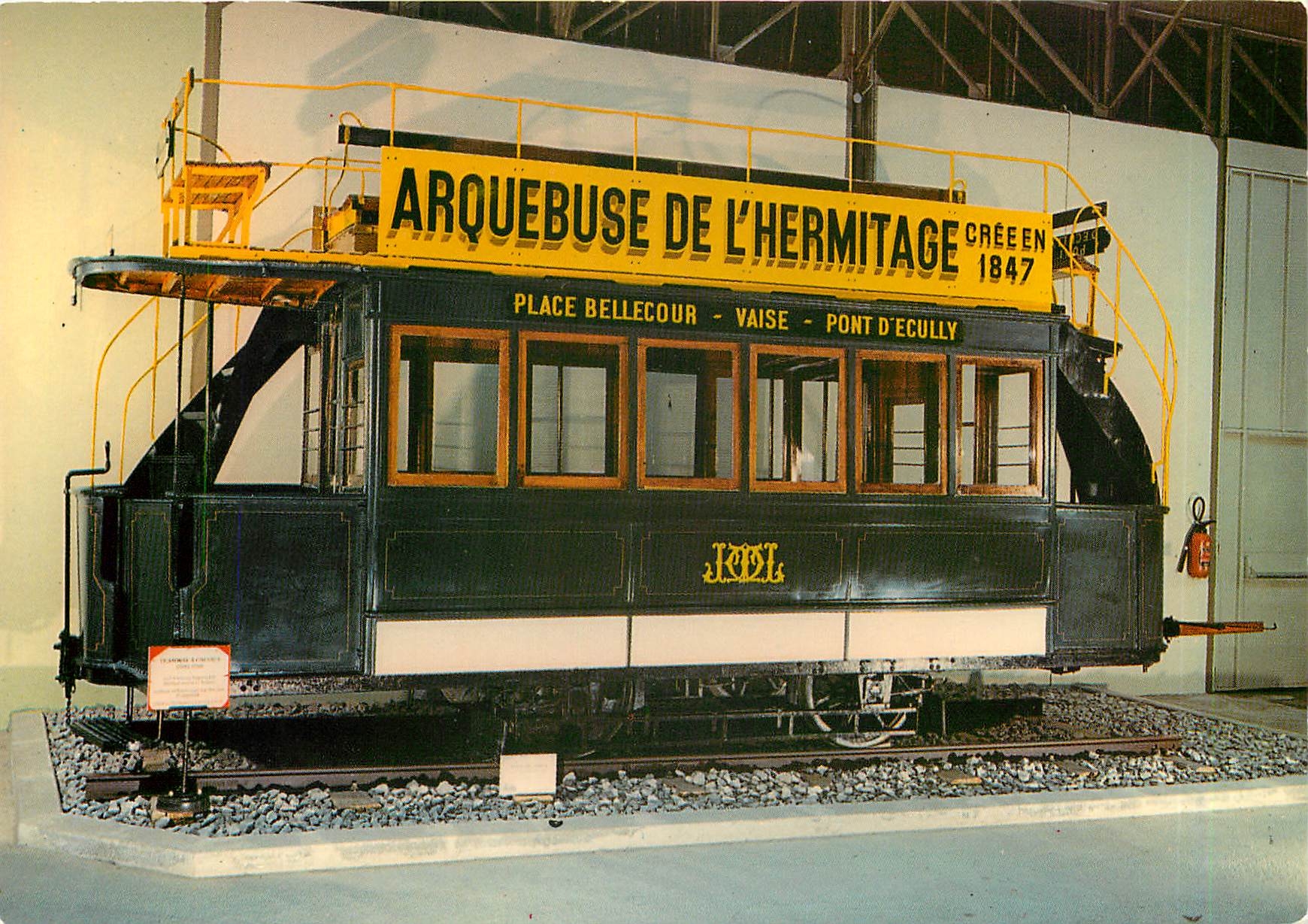 CPM Tramway a Chevaux Arquebuse de l'Hermitage