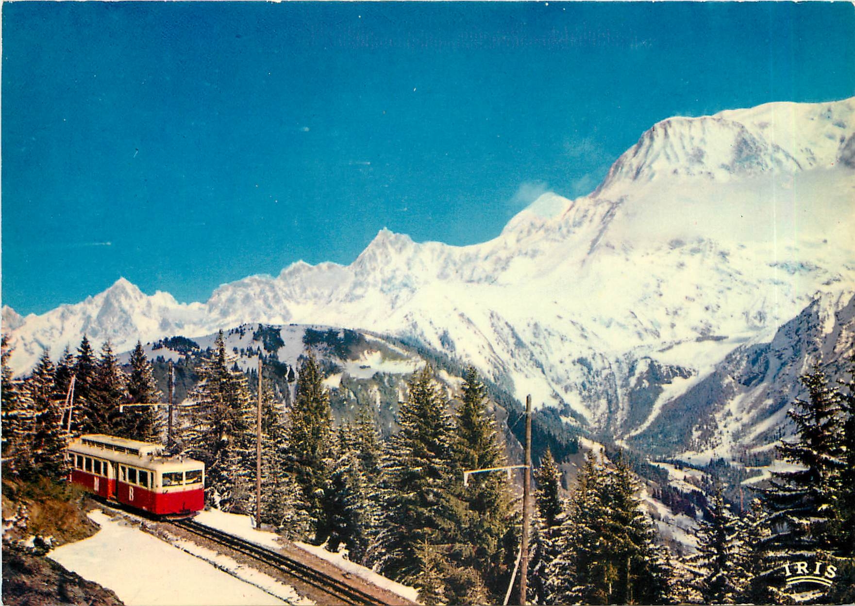 CPM Saint Gervais Hte Savoie Le TMB pres du Col de Voza Panorama sur la chaine du Mont Blanc