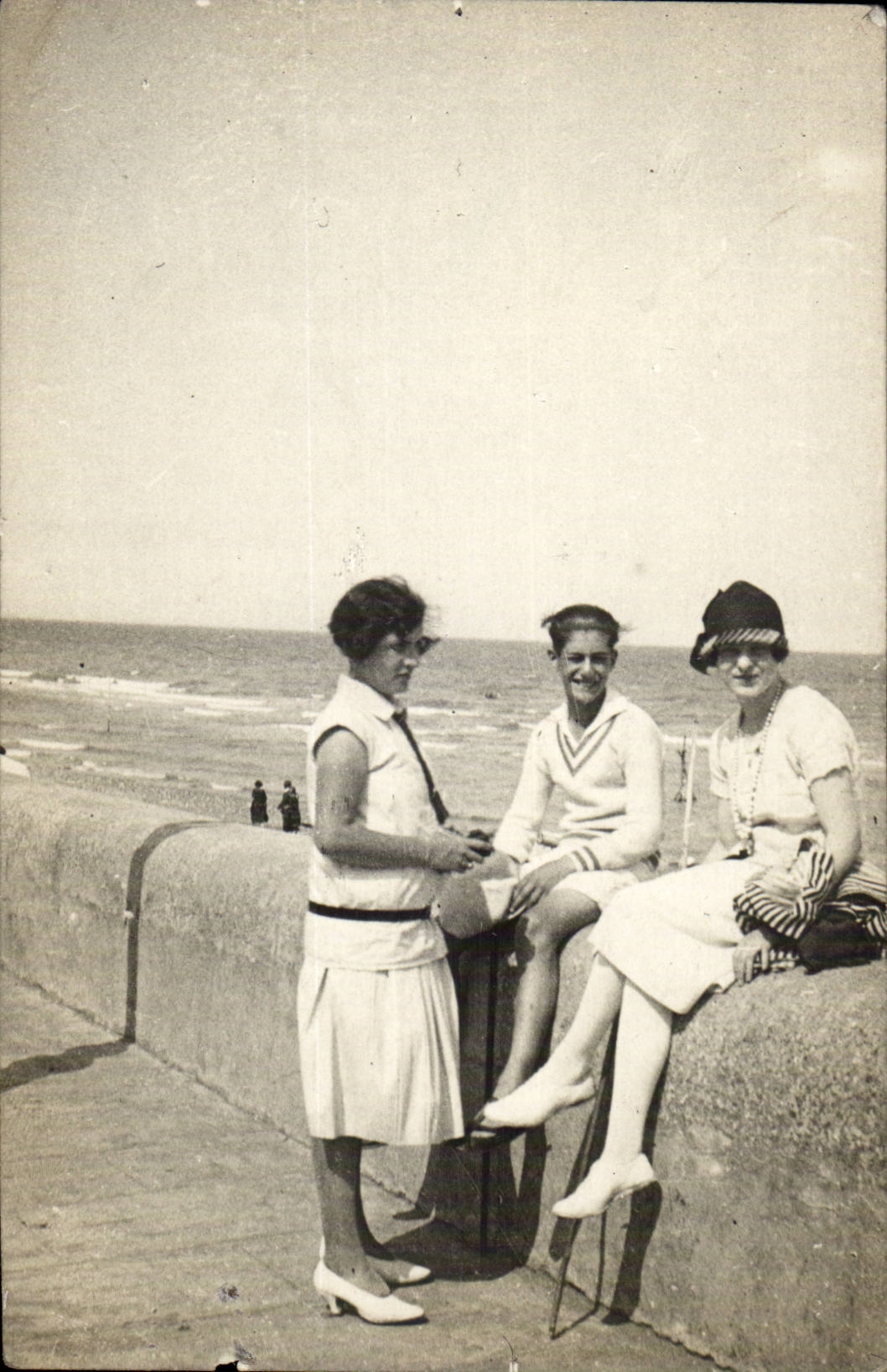 CPA Real photo Woman beach