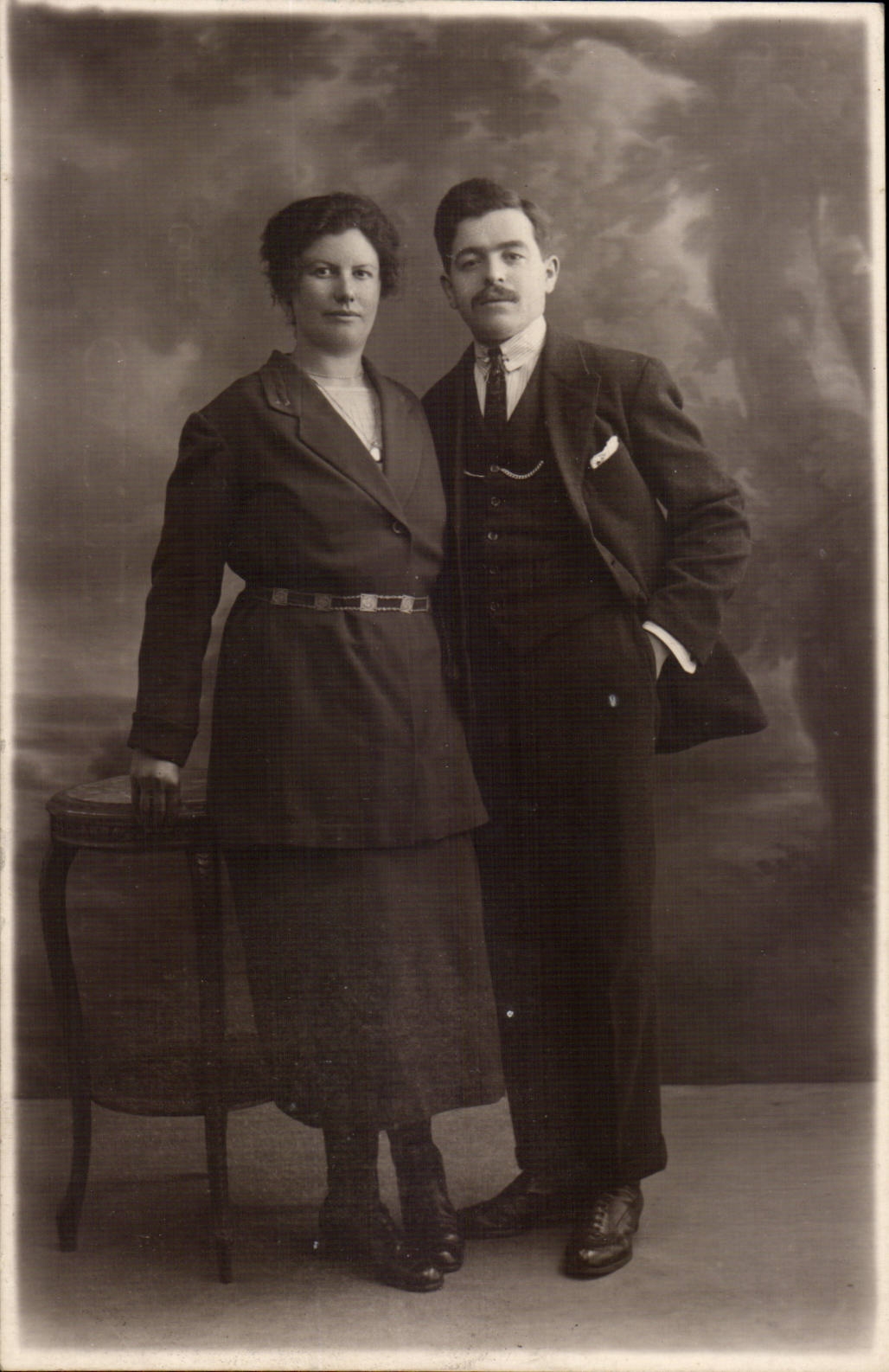 CPA Real photo Couple