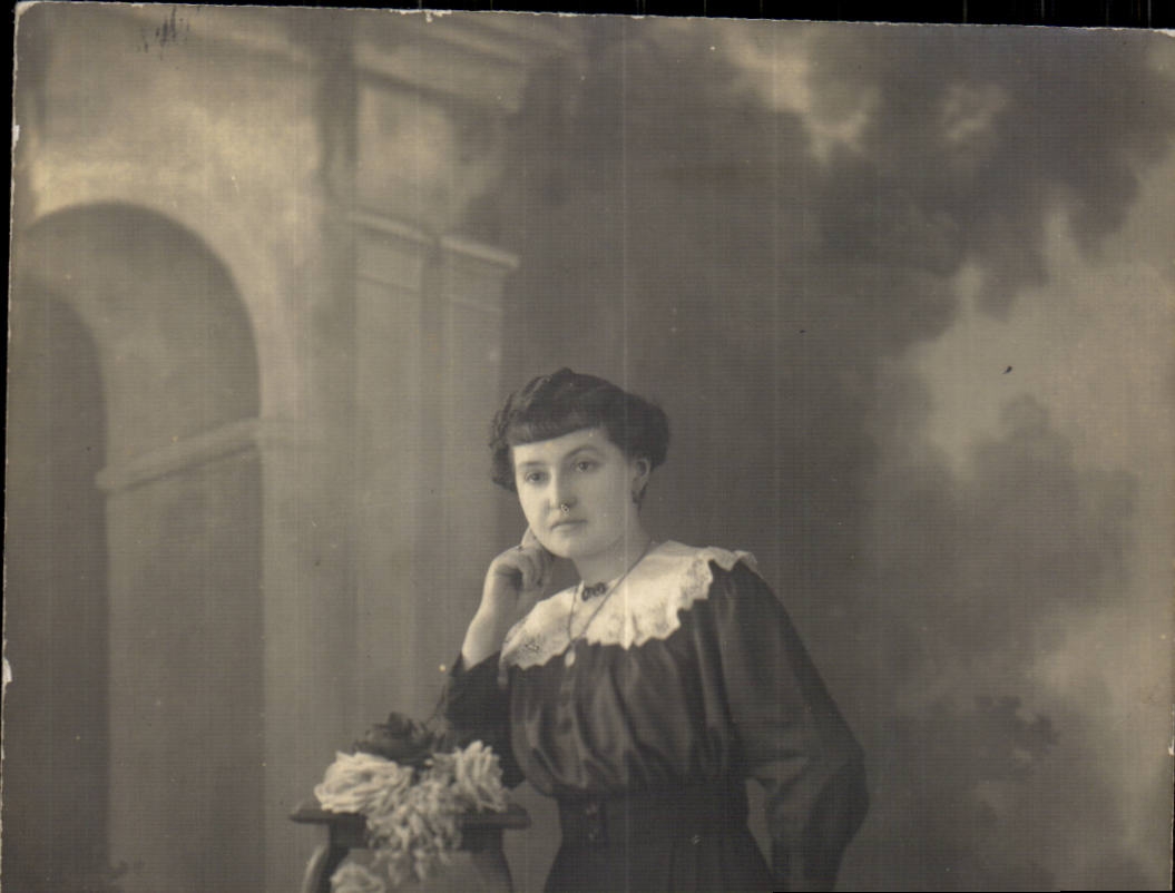 CPA Real photo Woman Costume