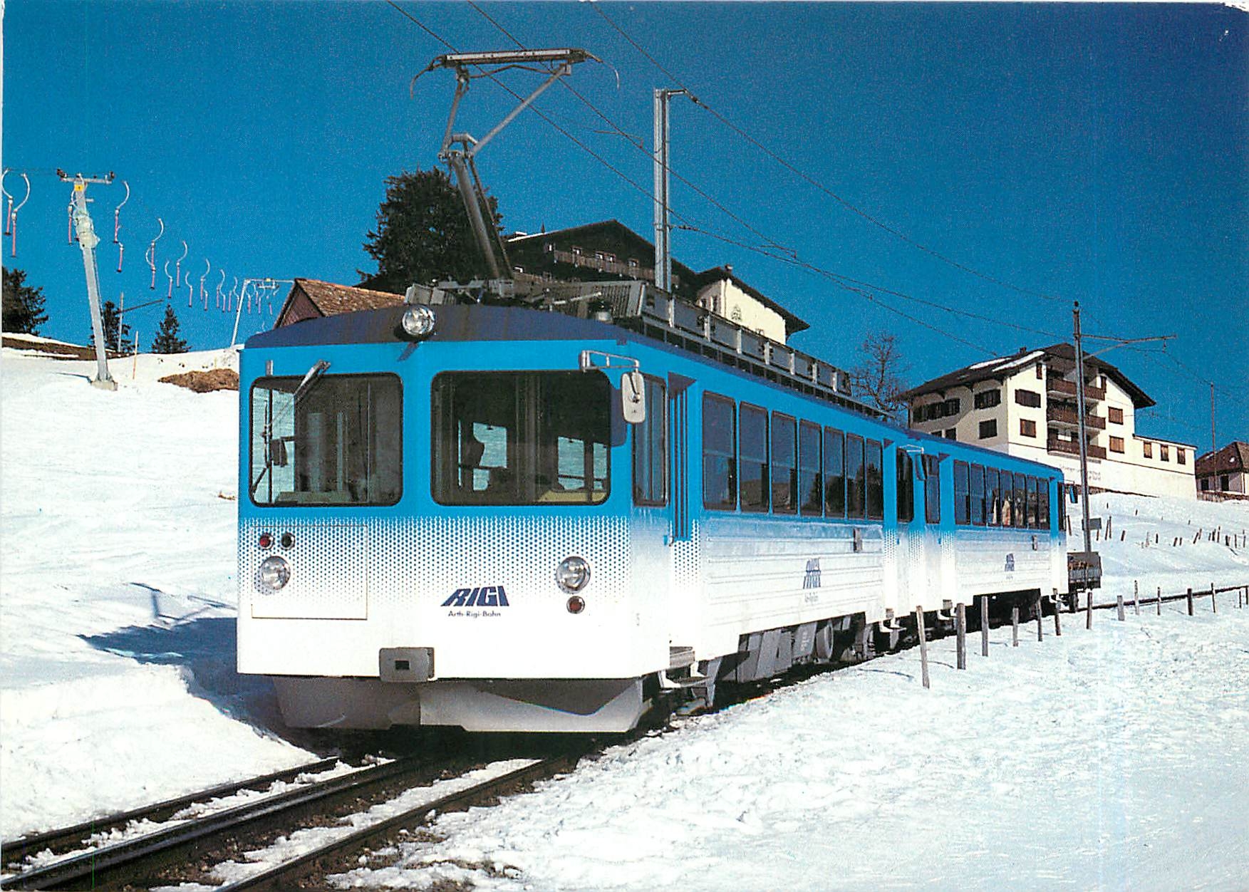 CPM Arth Rigi Bahn Zahnrad Triebwagen mit Steuerwagen