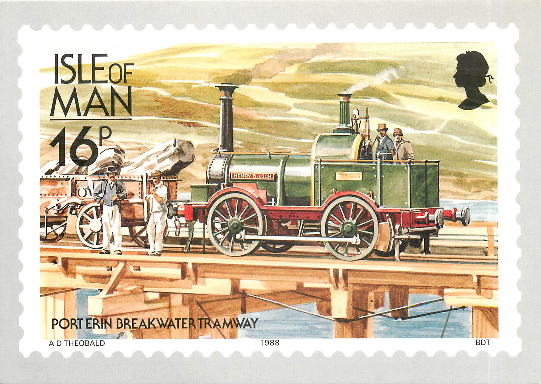 CPM The Port Erin Harbour of Refuge Tramway  Isle of Man