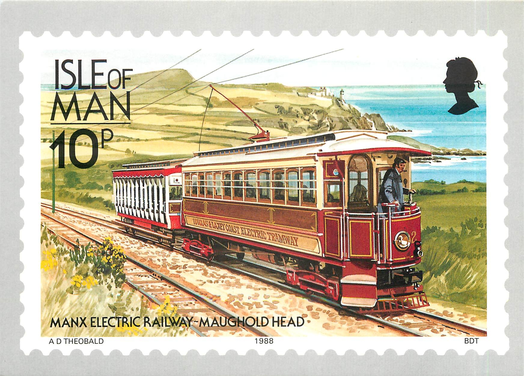 CPM Isle of Man Manx Electric Railway Maughold Head 