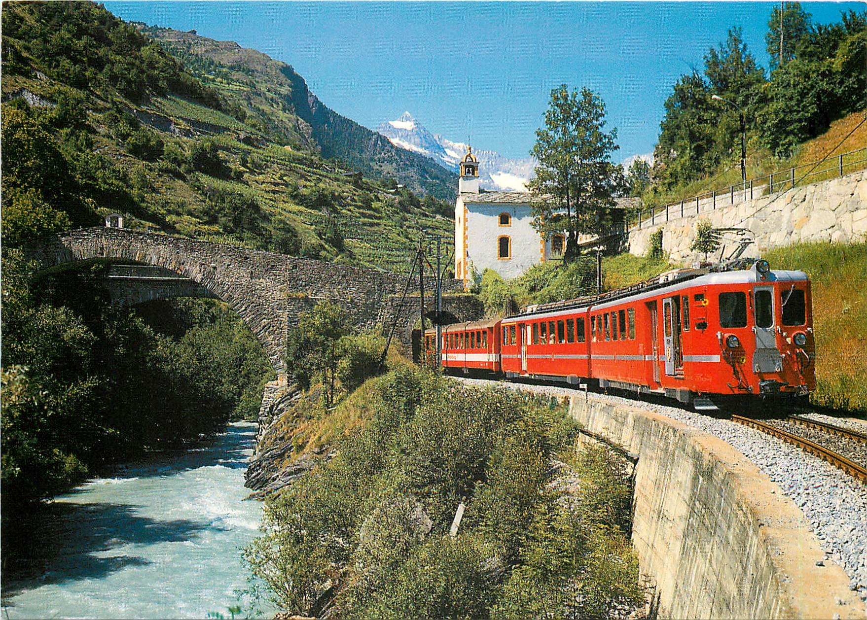 CPM Glacierexpress bei Neubruck im Vispertal Wallis