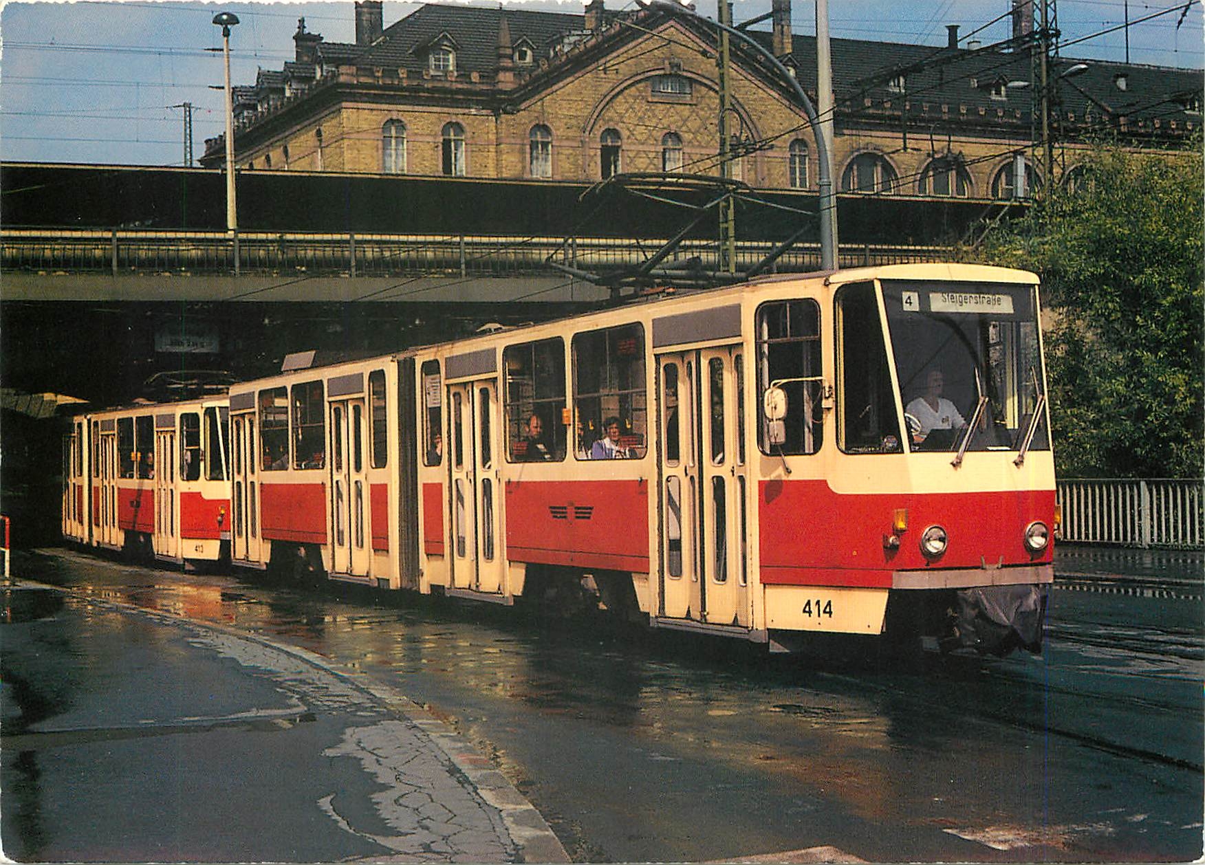 CPM Tramways of Erfurt electric articulated tramcars Erfurt