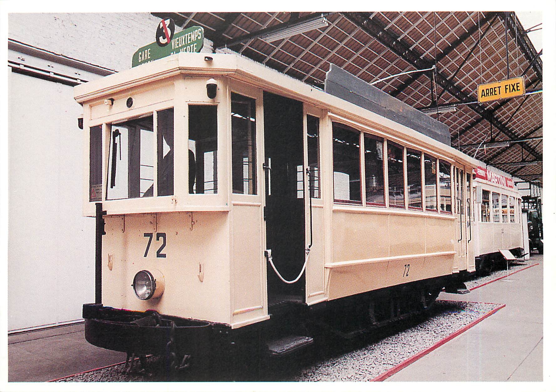 CPM Motrice 72 Vervietois SATV 1900