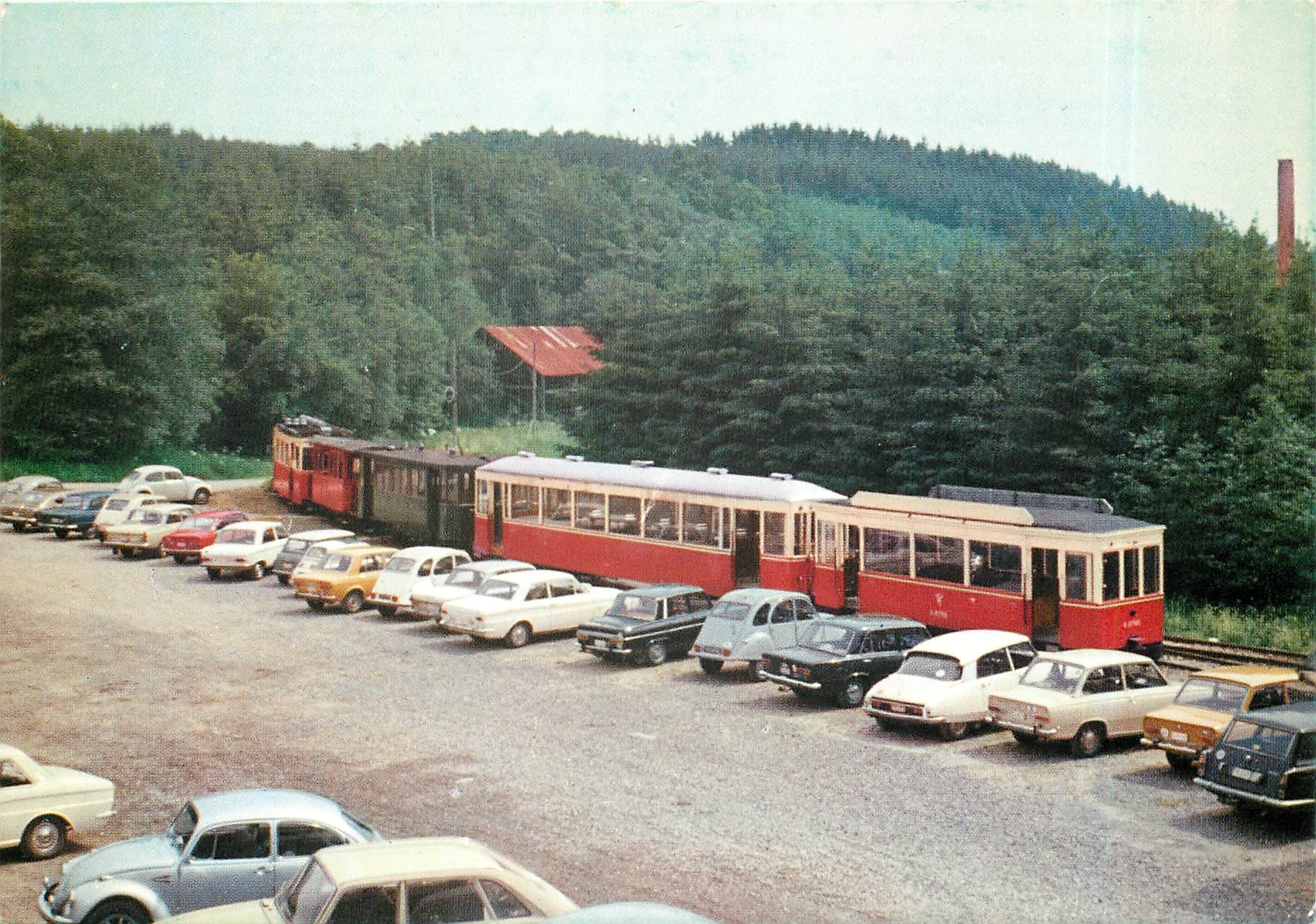 CPM Depart du Tram a Pont d'Erezee