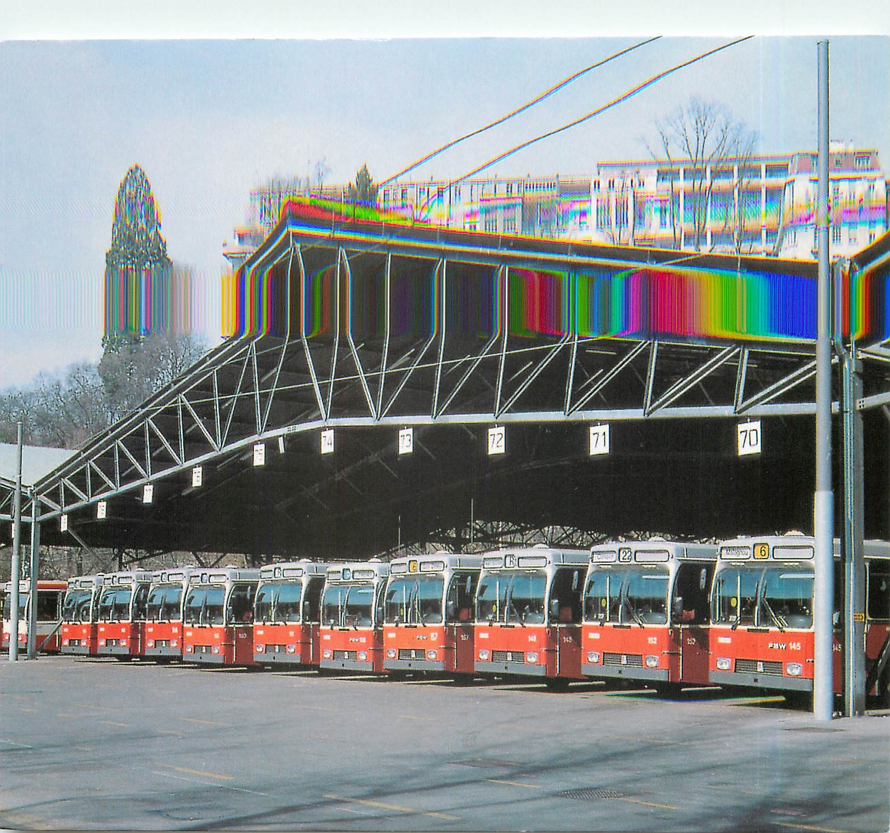 CPM Les Autobus de Geneve Suisse Depot Jonction 