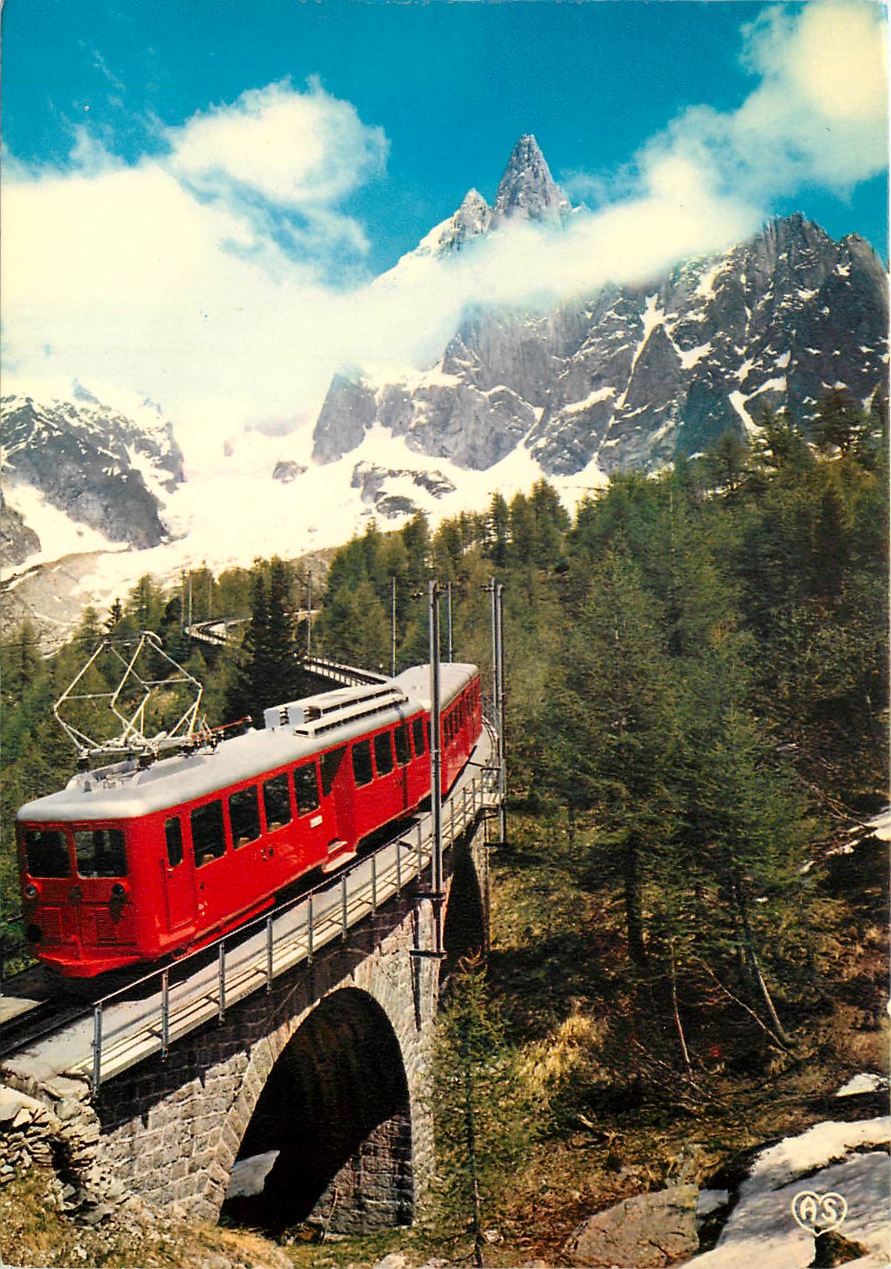 CPM The Montenvers Train on the way to the Sea of Ice 