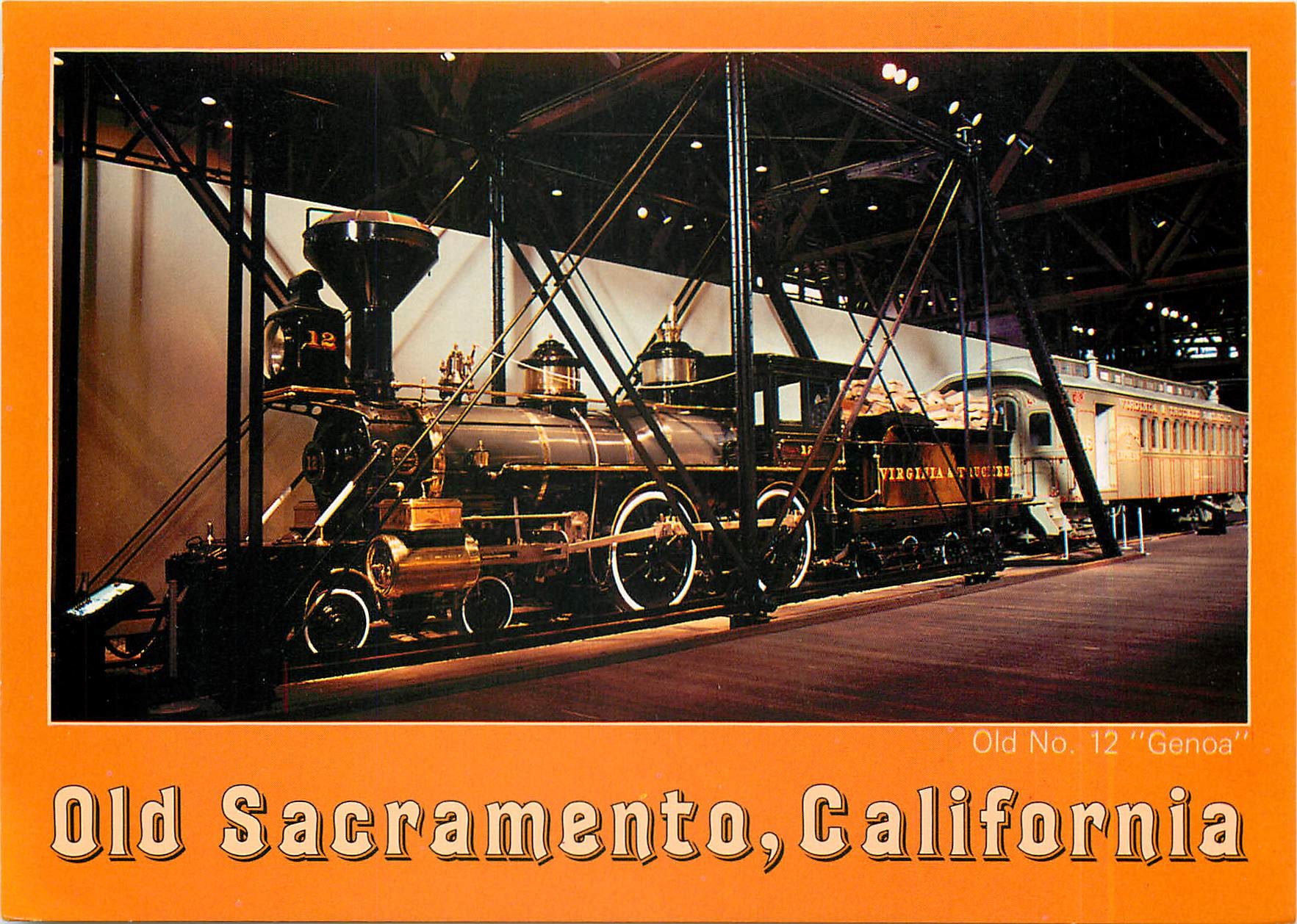 CPM Old Sacramento California Old No 12 Genoa 