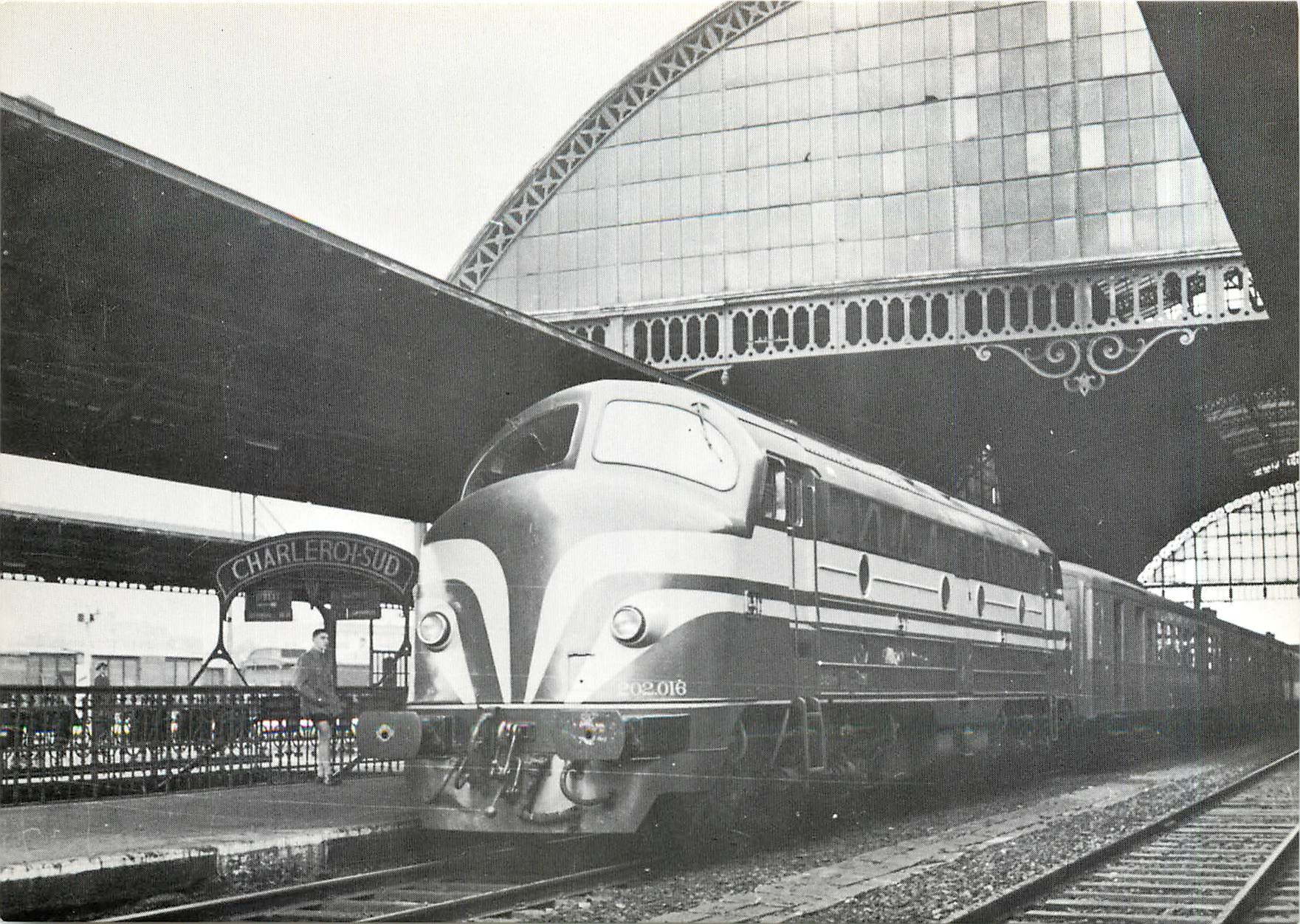 CPM SNCB Charleroi Sud Locomotive diesel electrique Serie 54