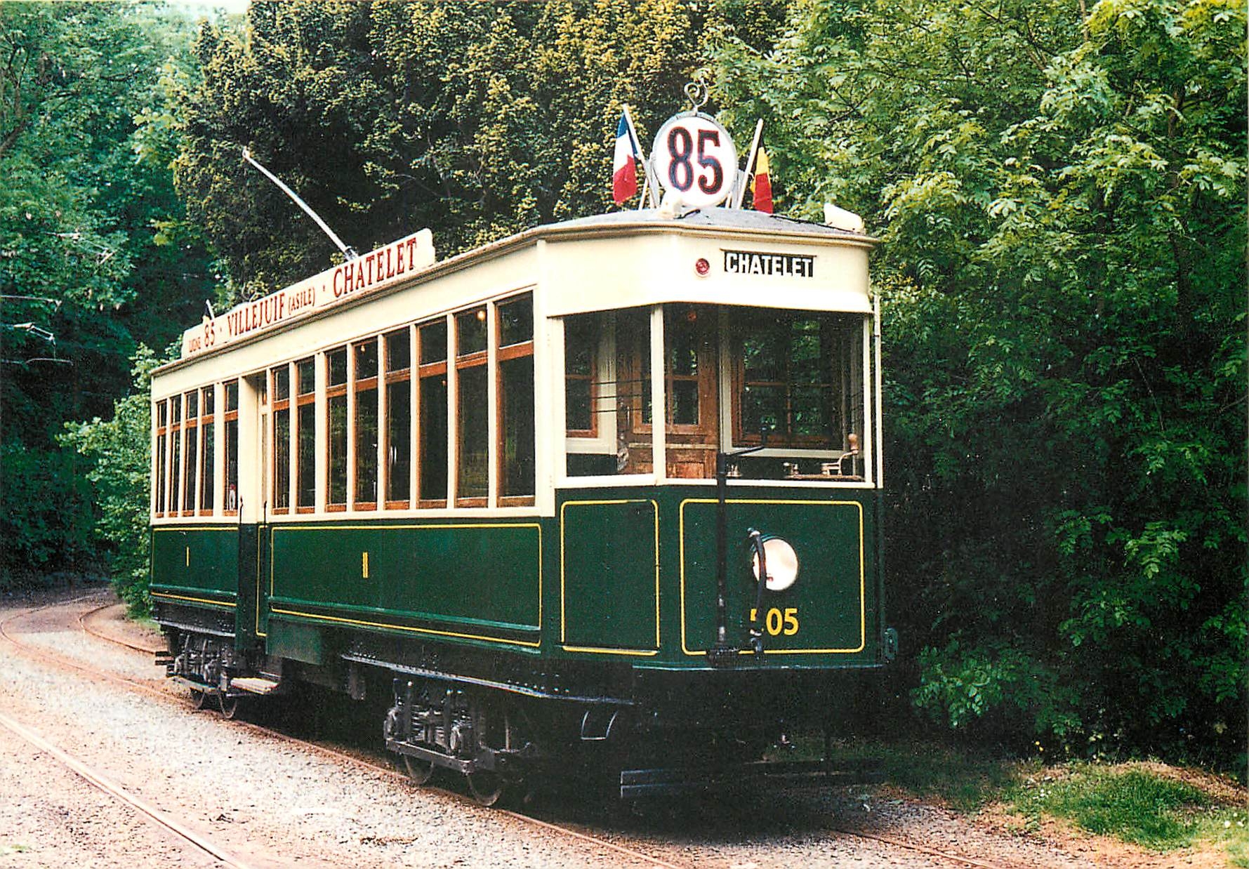 CPM MTUB Bruxelles Motrice STCRP n°505 Tervueren