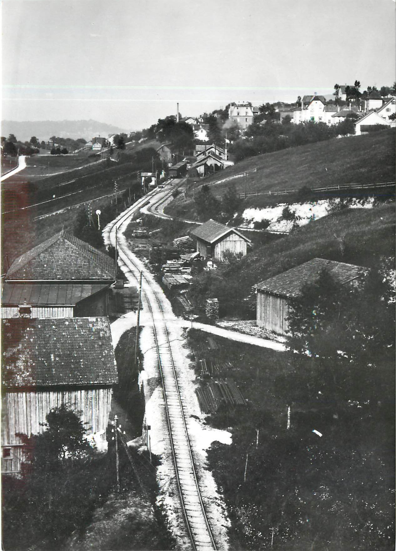 CPM Appenzellerbahn Depot Herisau oben im Bild