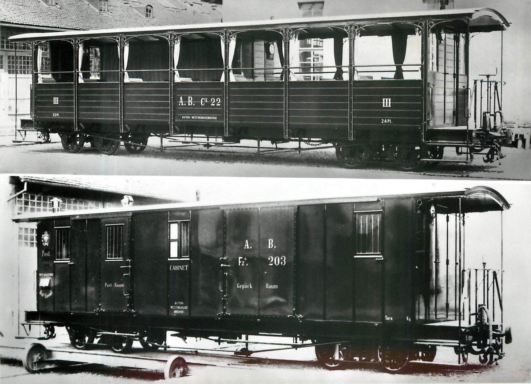 CPM Appenzellerbahn Wagen CK 44 1899 FZ 4 203 1897