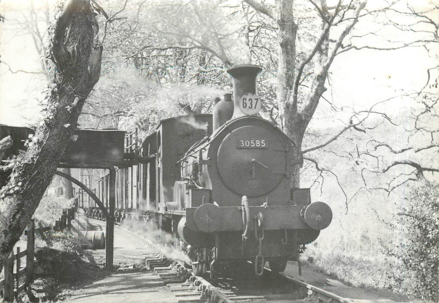 CPM Map of Passenger Railway in Cornwall