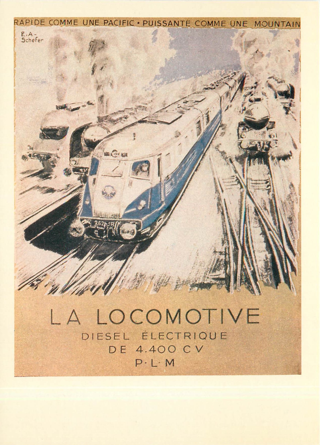 CPM La Locomotive Diesel electrique Schefer