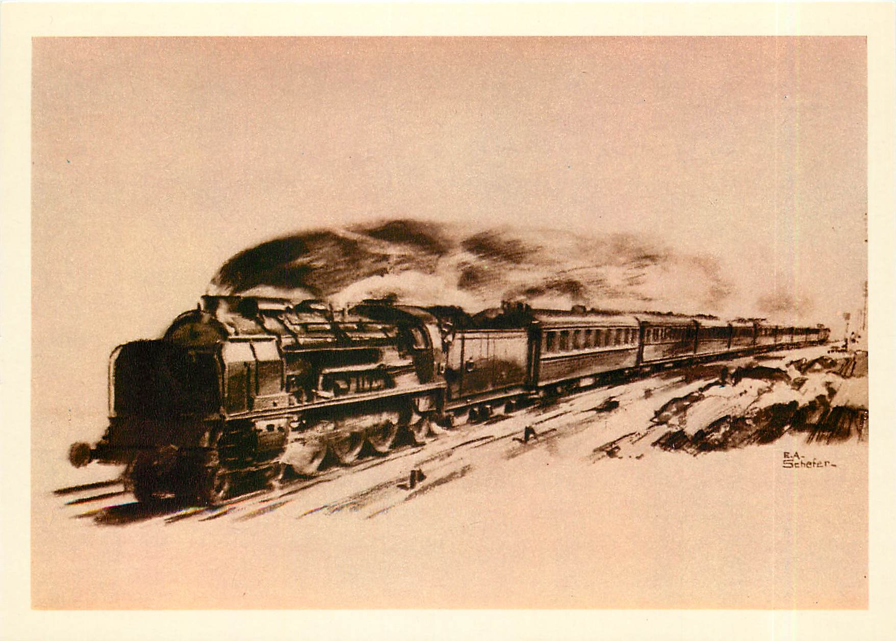 CPM La locomotive 231 F 141  Schefer