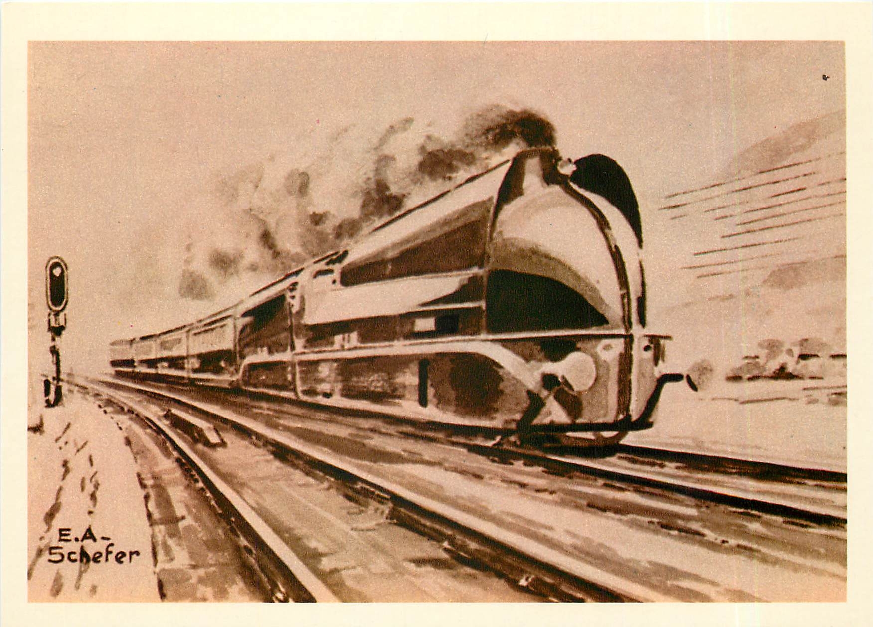 CPM Le train aerodynamique PLM Schefer