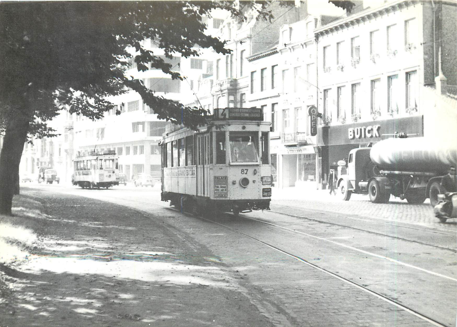 CPM Tule Liege Boulevard d'Avroy Motrice M29 La Dyle