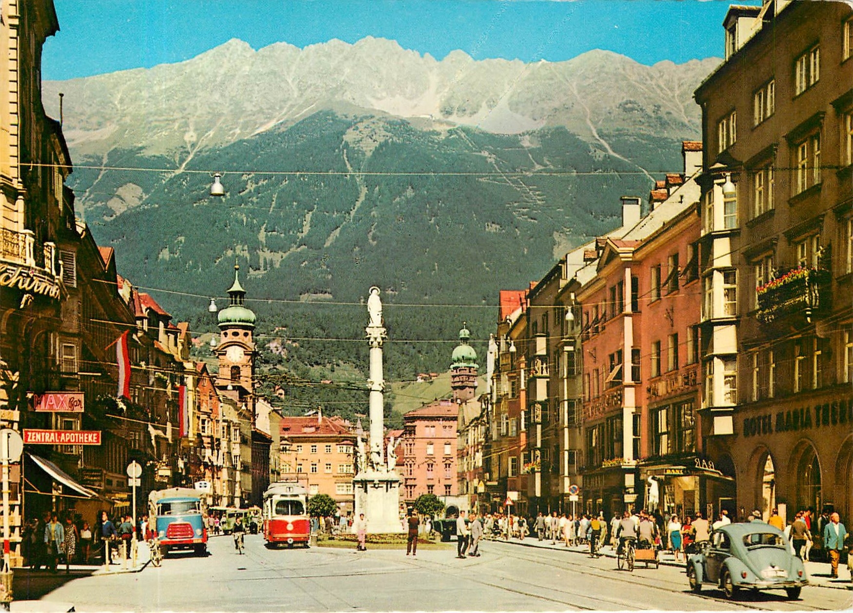 CPM Innsbruck Maria Thereseine Stresse gegen die Nordkette Tyrol