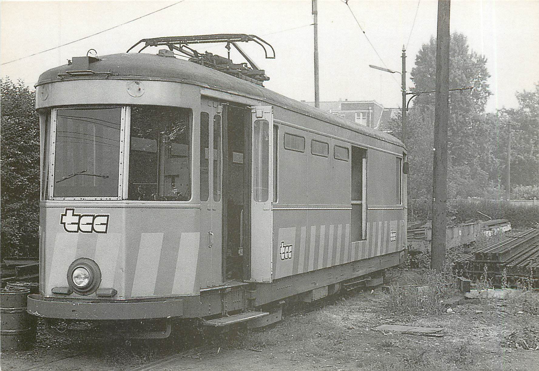 CPM Gros plan sur le Mongy Ancienne motrice 503 Brissoneau e Lotz transformee en voiture atelier Dep